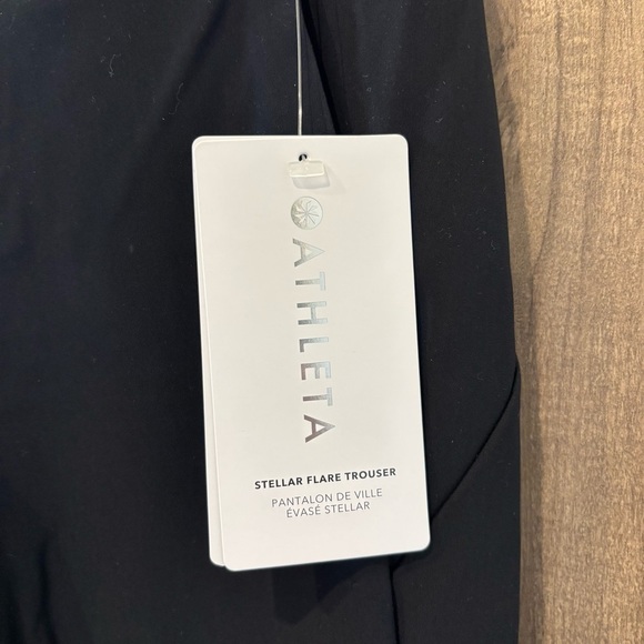 NWT Athleta Stellar Flare Trousers size 2 Black - Picture 6 of 11